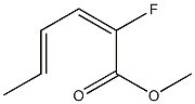 (2E,4E)-2-Fluoro-2,4-hexadienoic acid methyl ester
