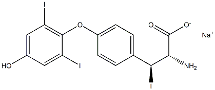 (2S,3S)-2-Amino-3-[4-(4-hydroxy-2,6-diiodophenoxy)phenyl]-3-iodopropanoic acid sodium salt