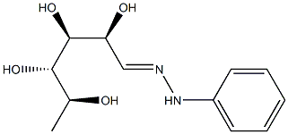 L-Rhamnose phenyl hydrazone Struktur