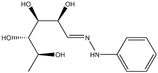 L-Rhamnose phenyl hydrazone Structure