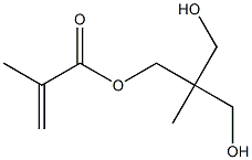 メタクリル酸2,2-ビス(ヒドロキシメチル)プロピル 化学構造式