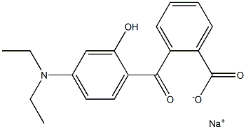 o-(4-Diethylamino-2-hydroxybenzoyl)benzoic acid sodium salt