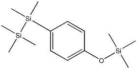1-(Pentamethyldisilanyl)-4-(trimethylsiloxy)benzene Structure