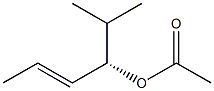 [S,(-)]-2-Methyl-4-hexene-3-ol acetate 结构式