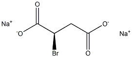 [R,(+)]-2-Bromosuccinic acid disodium salt Struktur