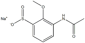 3-(Acetylamino)-2-methoxybenzenesulfinic acid sodium salt
