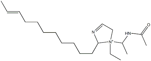  1-[1-(Acetylamino)ethyl]-1-ethyl-2-(9-undecenyl)-3-imidazoline-1-ium