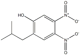 6-Isobutyl-3,4-dinitrophenol Struktur