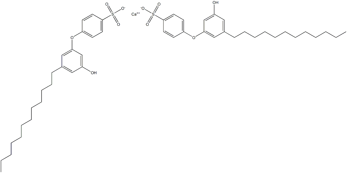 Bis(3'-hydroxy-5'-dodecyl[oxybisbenzene]-4-sulfonic acid)calcium salt