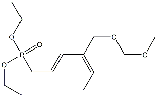 [(2E,4E)-4-(Methoxymethoxymethyl)-2,4-hexadien]-1-ylphosphonic acid diethyl ester