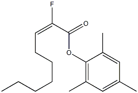 (E)-2-Fluoro-2-nonenoic acid 2,4,6-trimethylphenyl ester|