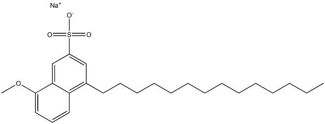 8-Methoxy-4-tetradecyl-2-naphthalenesulfonic acid sodium salt