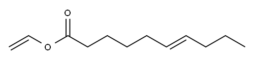 6-Decenoic acid ethenyl ester Structure