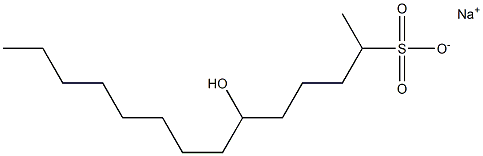 6-Hydroxytetradecane-2-sulfonic acid sodium salt