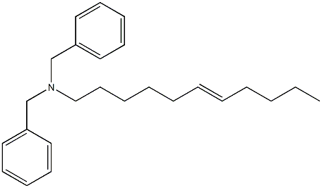 (6-Undecenyl)dibenzylamine Structure