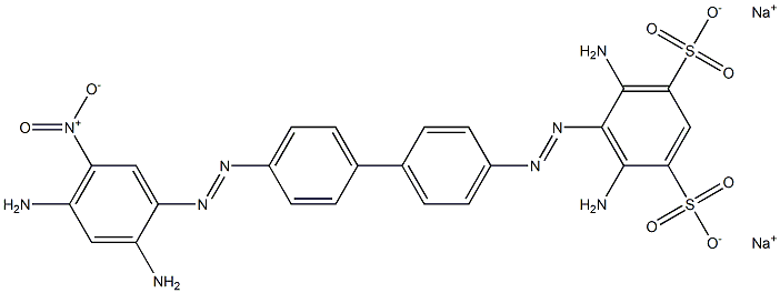 4,6-Diamino-5-[[4'-[(2,4-diamino-5-nitrophenyl)azo]-1,1'-biphenyl-4-yl]azo]benzene-1,3-disulfonic acid disodium salt