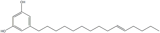 5-(10-Pentadecenyl)resorcinol Struktur