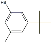3-tert-Butyl-5-methylbenzenethiol Struktur