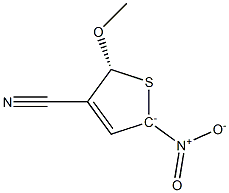 (5R)-4-Cyano-2-nitro-5-methoxy-2,5-dihydrothiophen-2-ide