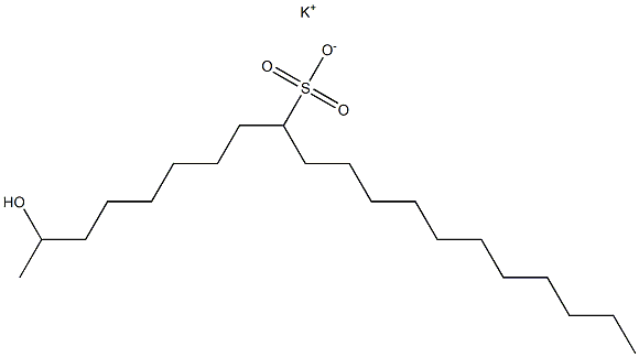 2-Hydroxyicosane-9-sulfonic acid potassium salt|