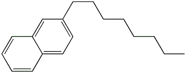 2-Octylnaphthalene Structure