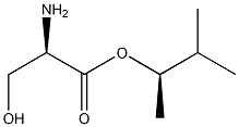 (R)-2-Amino-3-hydroxypropanoic acid (R)-1,2-dimethylpropyl ester Struktur