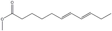 6,8-Undecadienoic acid methyl ester Structure