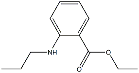 o-(Propylamino)benzoic acid ethyl ester Structure