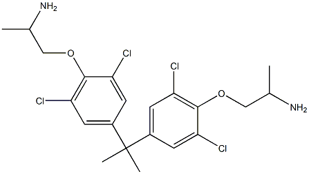 1,1'-[Isopropylidenebis(2,6-dichloro-4,1-phenyleneoxy)]bis(2-propanamine)