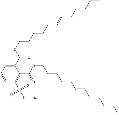 3-(Sodiosulfo)phthalic acid di(6-dodecenyl) ester