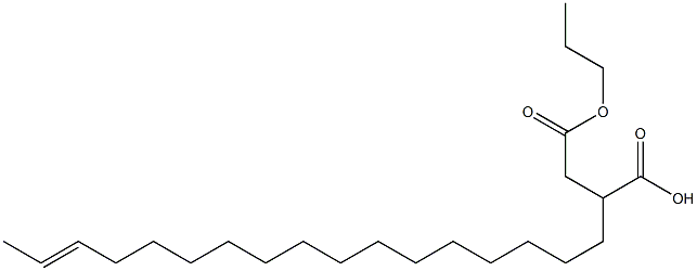 2-(15-Heptadecenyl)succinic acid 1-hydrogen 4-propyl ester Structure