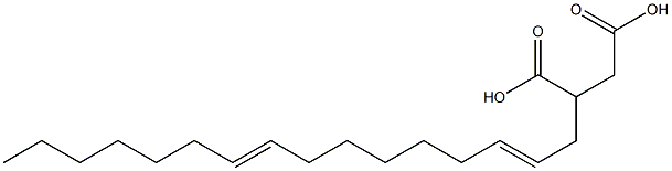 (2,9-Hexadecadienyl)succinic acid 结构式