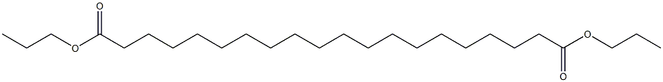 Icosanedioic acid dipropyl ester Struktur