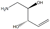 (2R,3S)-1-Amino-4-pentene-2,3-diol Structure