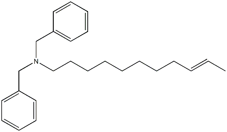 (9-Undecenyl)dibenzylamine Structure