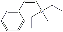 (Z)-1-Phenyl-2-(triethylsilyl)ethene 结构式