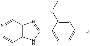 2-(2-Methoxy-4-chlorophenyl)-1H-imidazo[4,5-c]pyridine