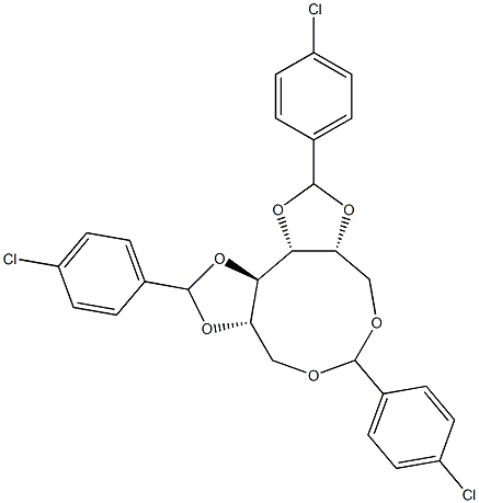 1-O,6-O:2-O,3-O:4-O,5-O-Tris(4-chlorobenzylidene)-D-glucitol