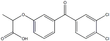 2-[m-(3,4-Dichlorobenzoyl)phenoxy]propionic acid