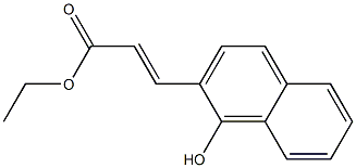 3-(1-Hydroxy-2-naphthalenyl)propenoic acid ethyl ester