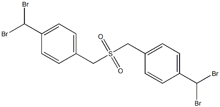 p-Dibromomethylphenyl(methyl) sulfone Struktur
