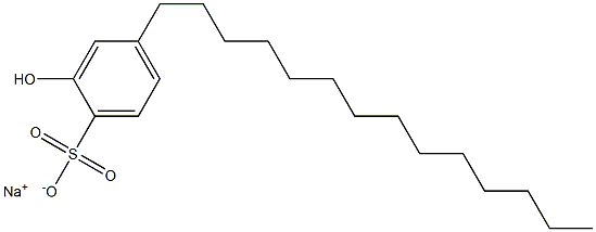 2-Hydroxy-4-tetradecylbenzenesulfonic acid sodium salt