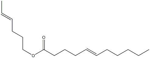 5-Undecenoic acid 4-hexenyl ester Struktur