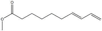 7,9-Decadienoic acid methyl ester Structure
