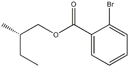 (+)-o-Bromobenzoic acid (S)-2-methylbutyl ester Structure