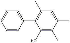 3,5,6-Trimethyl-2-phenylphenol Structure