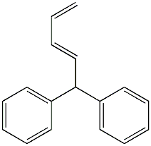 (E)-5,5-Diphenyl-1,3-pentadiene Struktur