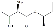 (2R)-2-Amino-3-hydroxybutanoic acid (R)-1-methylpropyl ester Structure