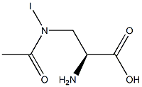 (2S)-2-Amino-3-(iodoacetylamino)propanoic acid Struktur