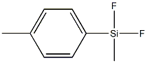 Methyldifluoro(4-methylphenyl)silane Structure